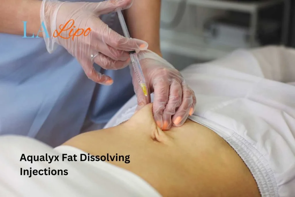 woman having fat dissolving injections Fulwell in the stomach