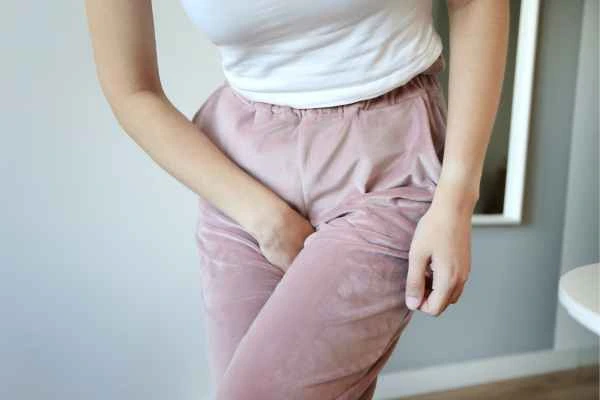 woman running for the toilet because of urinary incontinence Fulwell